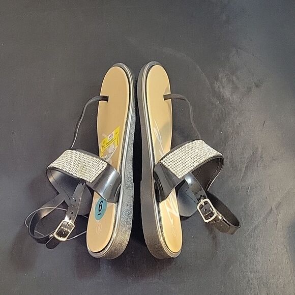 BRAND NEW WOMEN'S RHINESTONE STRAP EMBELLISHMENTS SANDAL - Picture 10 of 13